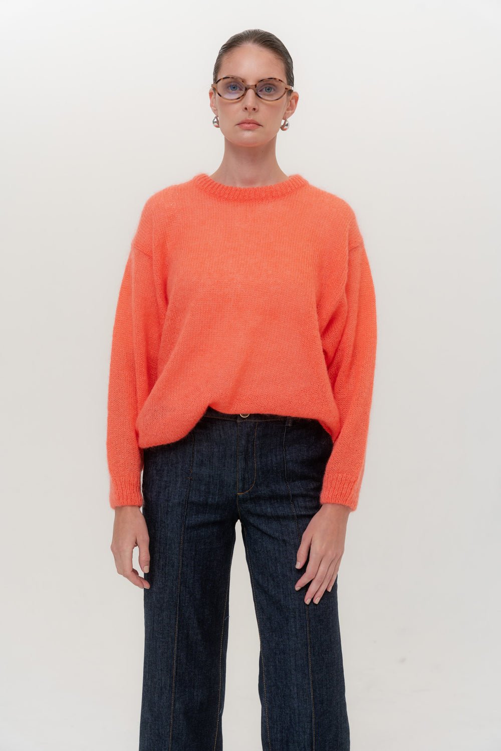 SOFT ROME Moheros ir Merino Vilnos Megztinis