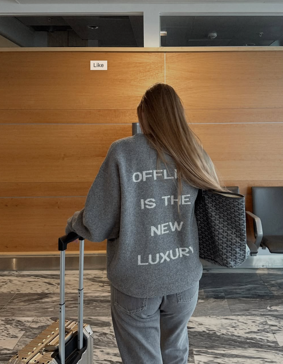 OFFLINE Merino Wool Sweater Light Grey
