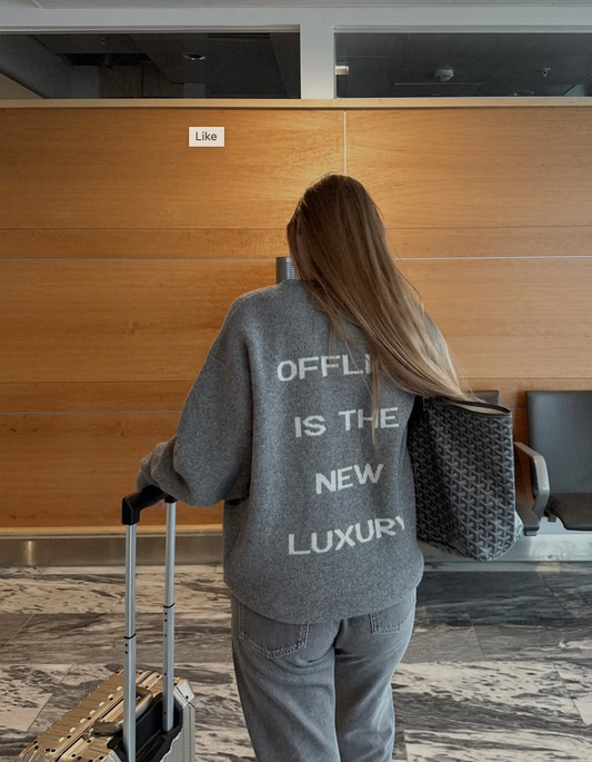 OFFLINE Merino Vilnos Megztinis Šviesiai Pilka