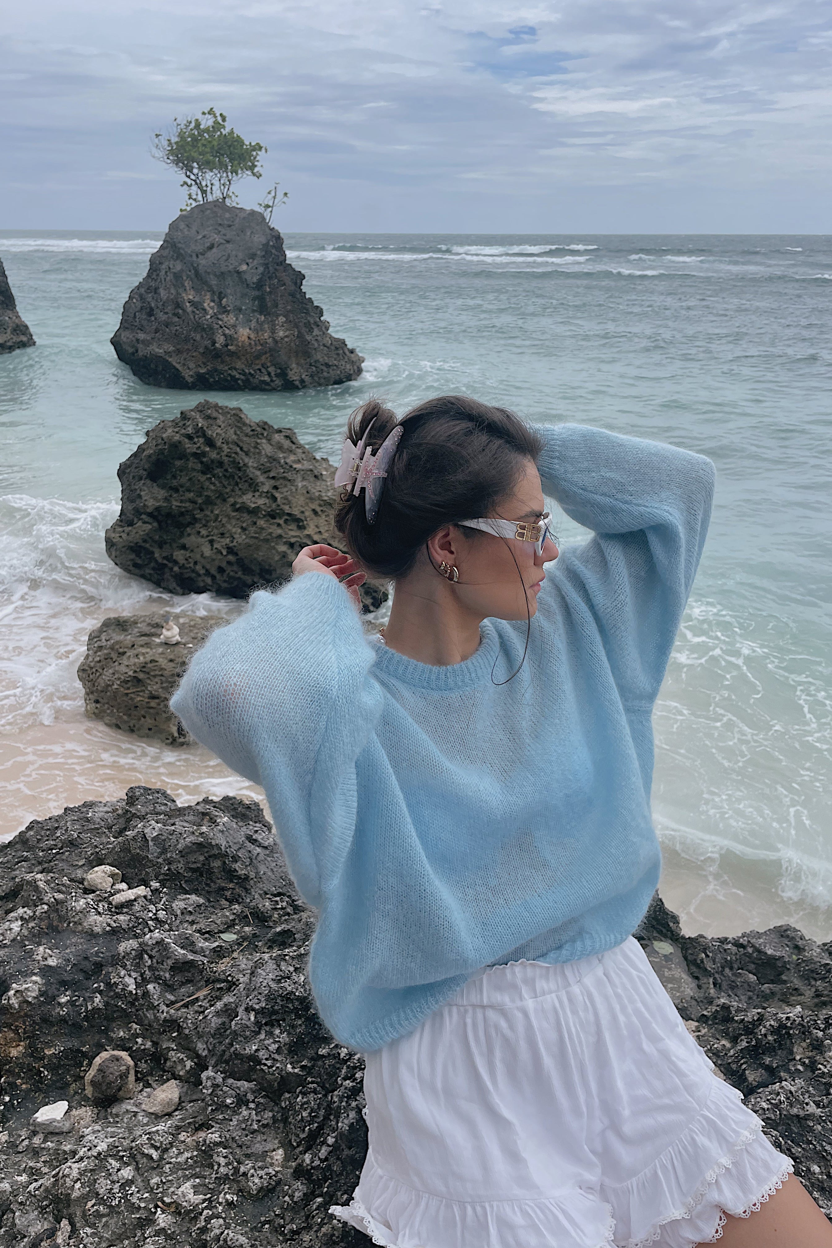 SOFT ROME Mohair and Merino Wool Sweater